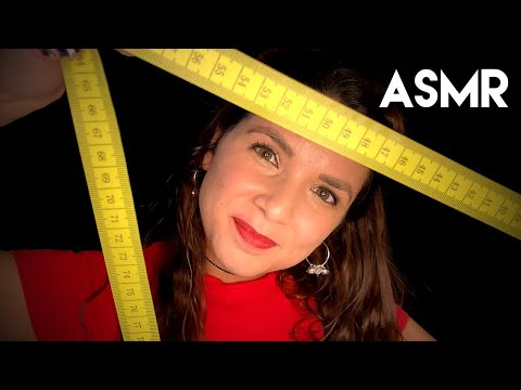 ASMR Measuring Your Face - Soft Spoken