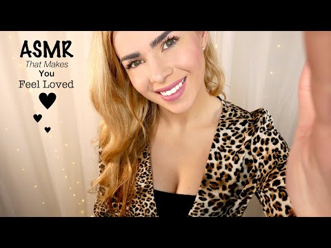 ASMR THAT MAKES YOU FEEL LOVED (Personal Attention, Positive Affirmations, Up Close, Face Touching)