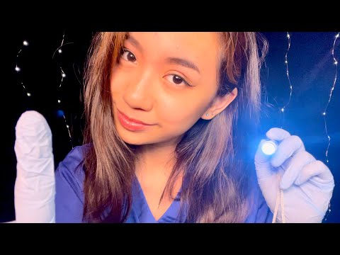 ASMR ~ Up Close Eye Exam | Light Triggers, Latex Gloves,Pencil Sounds & Personal Attention |Roleplay