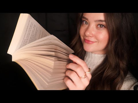 ASMR INAUDIBLE WHISPERING Ear To Ear! Reading To You, Page Flipping Sounds 📚