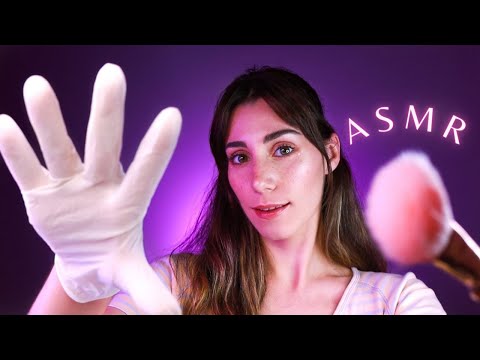 ASMR 💗 TOCANDO TU CARA y MASAJE DE OREJAS para DORMIR ✨🌜Atención Personal Roleplay en ESPAÑOL