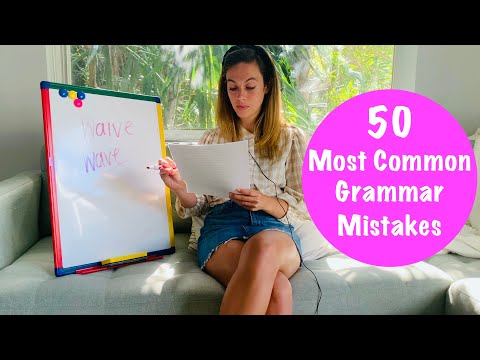[ASMR] Learn About The 50 Most Common Grammar Mistakes (sleep inducing, soft-spoken, relaxing quiet)