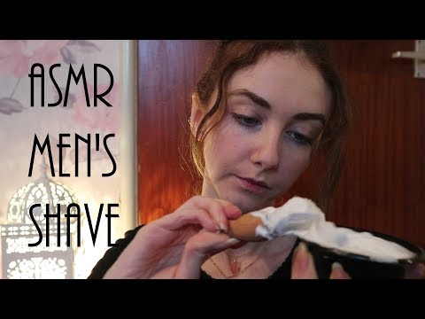 Men's Shave and Facial (ASMR)