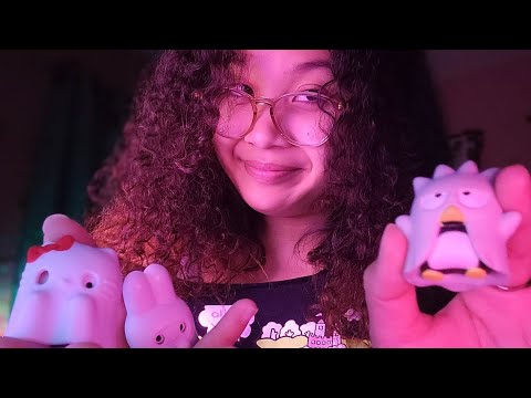 ASMR With My Sanrios 🧸🫶 (Tapping Sounds, Scratching, Roller Sounds, Jewelry Sounds, Trigger Words)