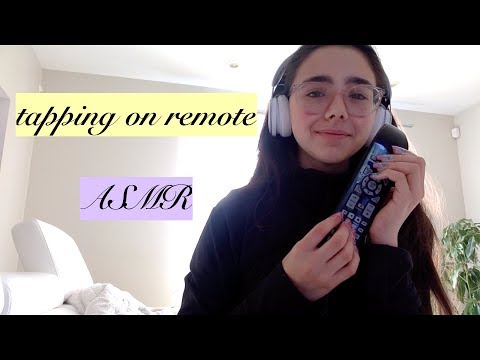 tapping on remote ASMR