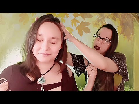 ASMR Real massage therapist self-care tips, real person, real doctor (BINAURAL ASMR, scalp massage)