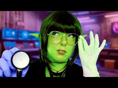 ASMR WORST Reviewed Clinic in the Galaxy (chaotic alien medical exam)