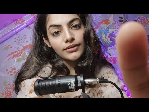 Indian ASMR| Latex gloves face touching+Positive affirmation
