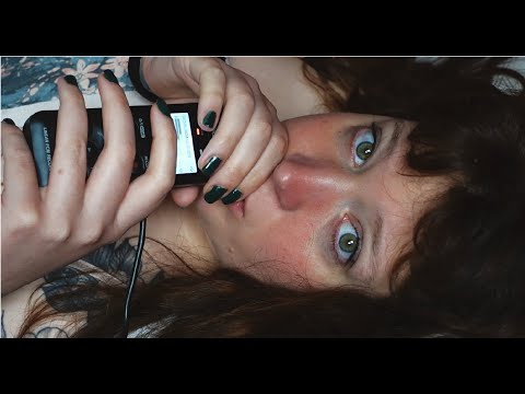 ASMR nap with me - mouth sounds and tapping no talking