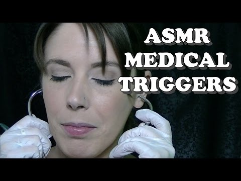 ASMR Medical Triggers with Fast Light Tracking and Tapping (Binaural)