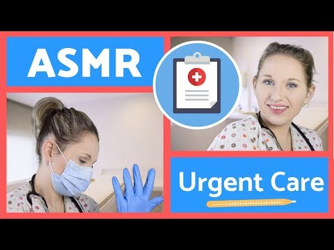 [ASMR] 🏥Medical Exam ROLEPLAY 🔴Urgent Care Doctor 🔴[Softly Spoken] Close Up (MEDICAL MONDAYS)