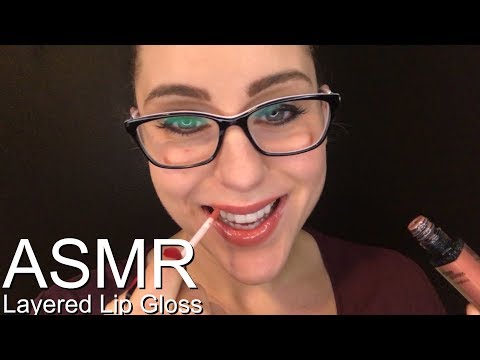 ASMR 50 layers of lip gloss
