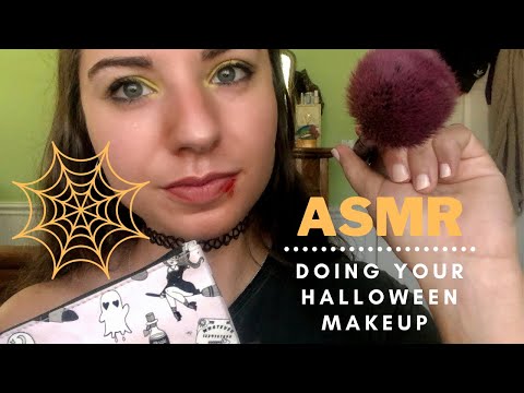 ASMR   Doing Your Halloween Makeup [Personal Attention]
