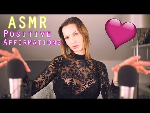 ASMR POSITIVE AFFIRMATIONS FOR MORE SELF LOVE - HAND MOVEMENTS TO RELAX AND FOR SLEEP DEUTSCH/GERMAN