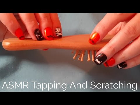 ASMR With A Brush Tapping and Scratching-Bristle Scratching No Talking,Lo-fi