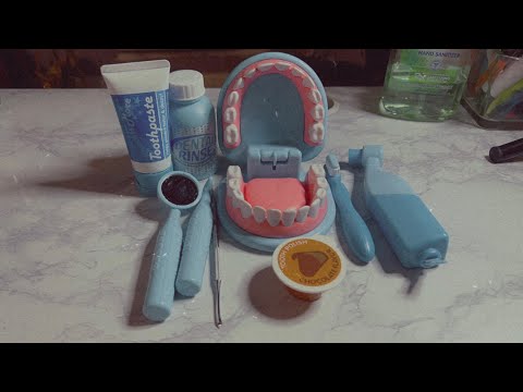 ASMR Dentist Roleplay: Removing cavities & teeth clean up 🦷🪥- whispering, glove sounds