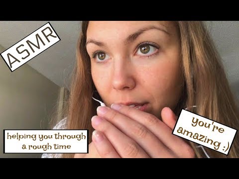 ASMR || Your Best Friend Comforts You (UP CLOSE, WORDS OF AFFIRMATION, MOUTH SOUNDS)