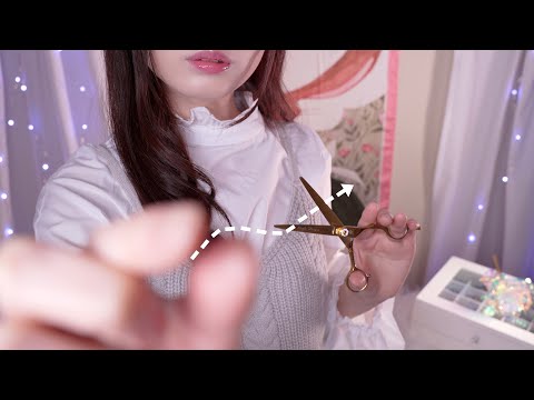 ASMR Stress Plucking and Cutting (Invisible Triggers)