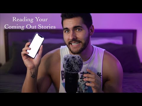 ASMR Reading Your Coming Out Stories 🏳️‍🌈 Male Whisper - 1 Hour