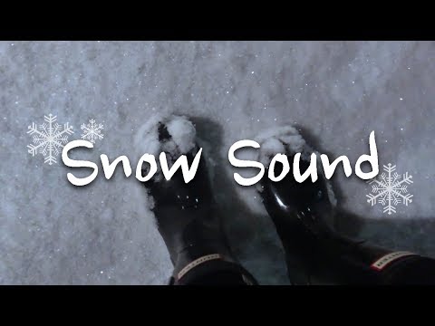 [No - AD] ASMR_Snow Sound 새벽2시 눈밟는 소리! 바람소리 earblowing, Korean ASMR