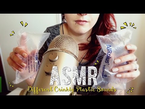 ASMR Français ~ Different Crinkly Plastic Sounds