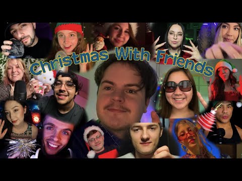 ASMR Christmas With Friends Fast & Aggressive Hand sounds, Invisible Triggers, Visual Triggers +
