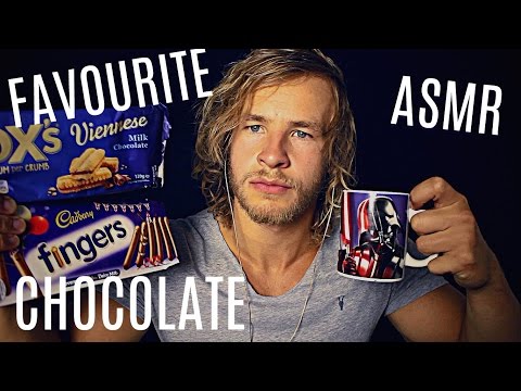Dunking Chocolate Biscuits  - Crinkle Heaven ASMR