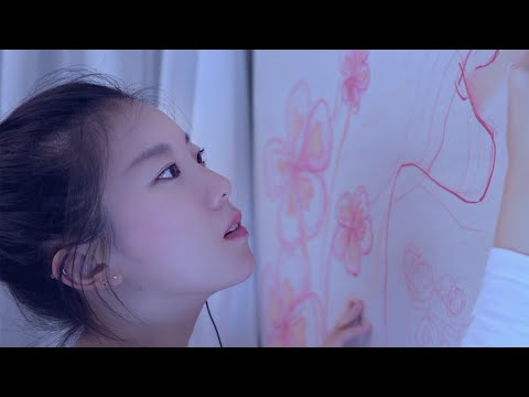 ASMR 1 HOUR Drawing "A Girl Falling in Love 💕 " on a Rainy day for Relaxing :)