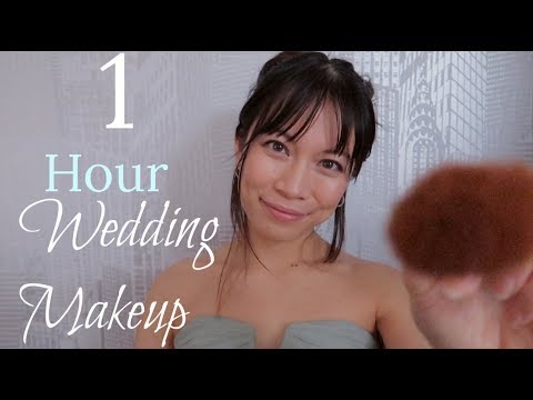 Your Big Day💍 ASMR Relaxing Wedding Makeup & Pampering (1 HOUR)
