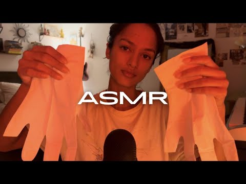 [ASMR] Trying a Hand Mask for the First Time (reading instructions, crinkling gloves, whispering)
