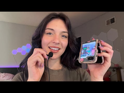 ASMR Samsung Galaxy Z Flip 5 Review (whispers and tapping)
