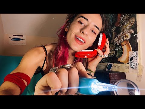 ASMR - fast personal attention to your FACE (chaotic dentist) ❤️‍🩹🦷