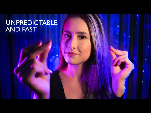 FAST AND UNPREDICTABLE ASMR ⚡ SNAPPING, MOUTH SOUNDS AND HAND SOUNDS TO STAY FOCUSED