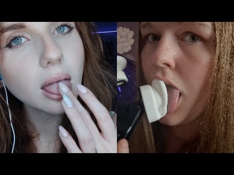 ASMR | Spit Painting & Ear Noms/Licks with @passionasmr 💛✨