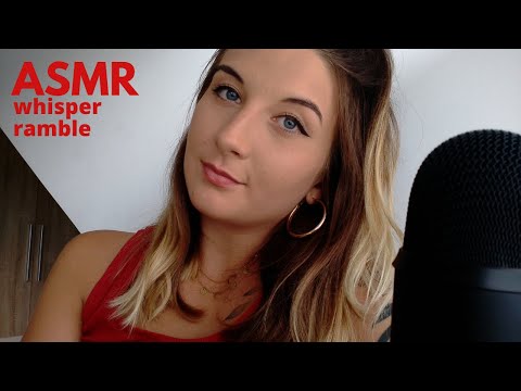 ASMR| whisper ramble about my favourite youtubers