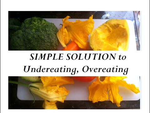 SIMPLE SOLUTION to Overeating or Undereating