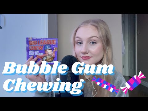 ASMR | Bubble Gum Chewing (Mouth Sounds)