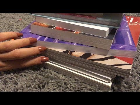 ASMR Tapping and Scratching on BOOKS & MAGAZINES // No Talking