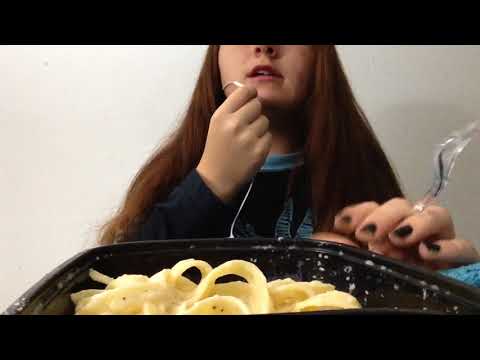 EXAGGERATED Eating Pasta