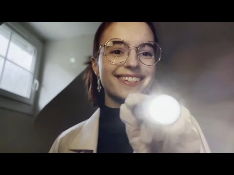 ASMR Cranial Nerve Exam by Intern Roleplay Whispering