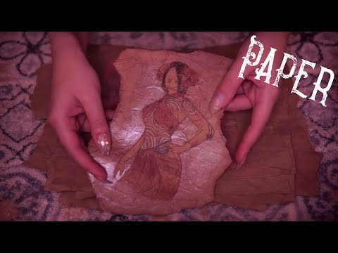 ASMR Old Paper Sounds 💎 Crinkle Sound, No Talking,