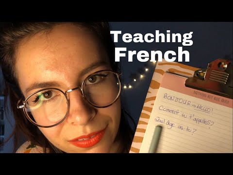 ASMR | Teaching You French *highly requested* 👩‍🏫