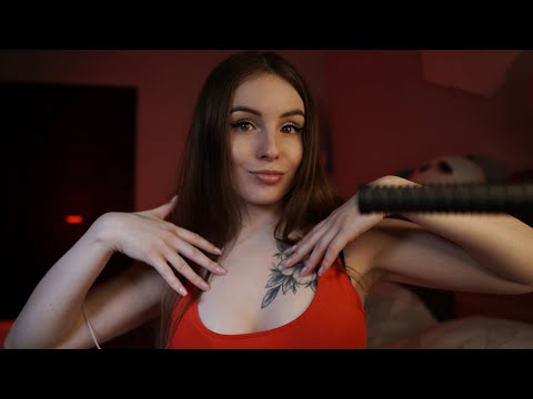 ASMR Collarbone Tapping, Nails Sounds, Dry Hands & Breathing