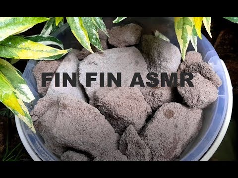 ASMR : Sand+Cement Chunks Crumbles in Bucket #176