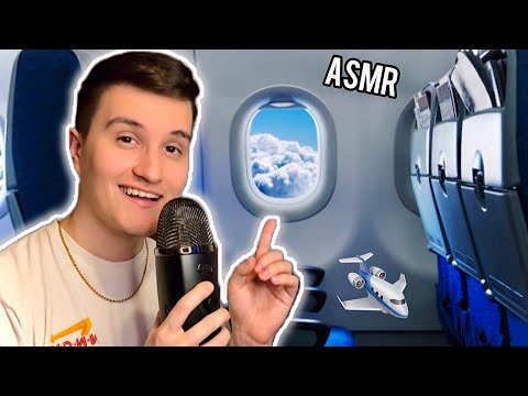ASMR In An Airplane ✈️💤 (asmr in public)