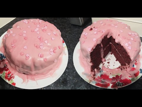 Baking a red velvet cake...not really ASMR though is it...