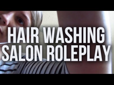 [BINAURAL ASMR] Hair Washing Salon Roleplay (water, suds, scritchin's, softly spoken, humming)