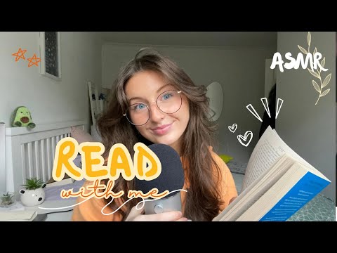 ASMR Reading to you📘(book tapping, mic scratching, close whispers)