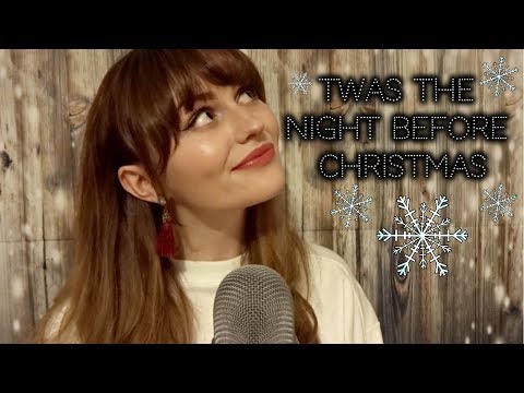 ASMR~ Close up whispers~ The night before Christmas