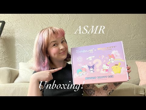 ASMR 💕 Hello Kitty + Crème Shop Mystery Box Unboxing 🎀